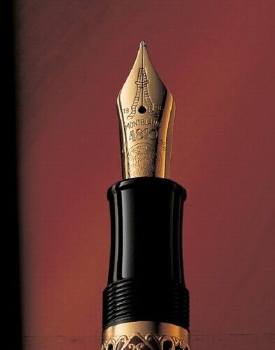 百年经典 奢侈品牌万宝龙限量版钢笔