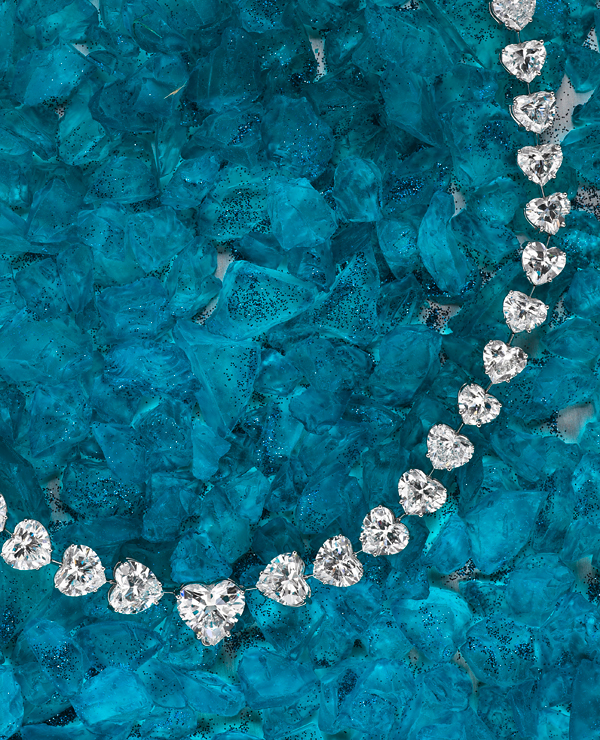 4.第1102号拍品， 55.2克拉，D-G色，VS1-SI1净度的钻石项链，1枚。